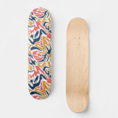 Nahtlos abstrakter Pinselstrich Skateboard (Vorderseite)