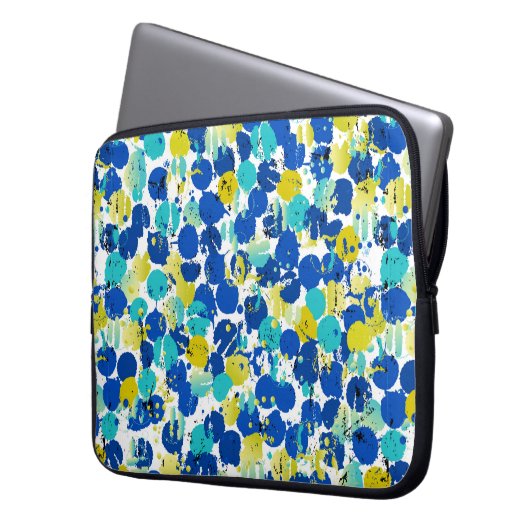 nahtlos abstraktes Hintergrundmuster mit Pracht Laptopschutzhülle (Vorderseite Links)