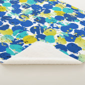 nahtlos abstraktes Hintergrundmuster mit Pracht Sherpadecke (3/4)