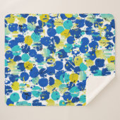 nahtlos abstraktes Hintergrundmuster mit Pracht Sherpadecke (Vorderseite (Horizontal))