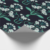 nahtlos abstraktes Jugendstil-Blumenmuster Geschenkpapier (Ecke)