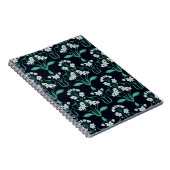 nahtlos abstraktes Jugendstil-Blumenmuster Notizblock (Rechte Seite)