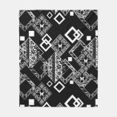 Nahtlos abstraktes modernes Dekor Fleecedecke (Vorderseite)