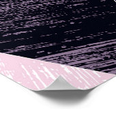 Nahtlos abstraktes Polygonmuster. Blau, Rosa, BH Poster (Ecke)