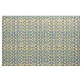 Nahtlos blau, gelb, schwarz, Blume Stoff (Yard (91,4 cm))