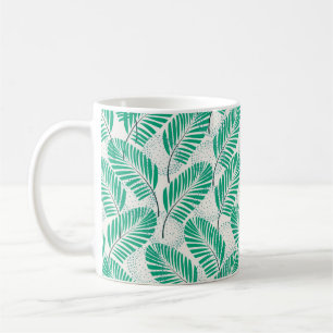 Nahtlos blumengeschmückte, natürliche abstrakte Mu Kaffeetasse