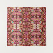 Nahtlos dekoratives, chaotisches Blumenmuster Wandteppich (Vorderseite (Horizontal))