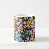 Nahtlos dekoratives elegantes Muster mit niedliche Kaffeetasse (Mittel)