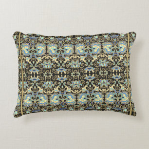 Nahtlos dekoriertes Vintag lackiertes Design auf g Dekokissen