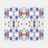 nahtlos farbiges Hipster-Muster mit geometrischer Fleecedecke (Vorderseite (Horizontal))