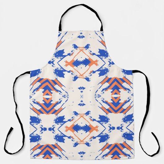 nahtlos farbiges Hipster-Muster mit geometrischer Schürze (Vorderseite)