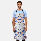 nahtlos farbiges Hipster-Muster mit geometrischer Schürze (Getragen)