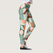 Nahtlos geometrisches, abstraktes Mosaikmuster. Leggings (Rechts)
