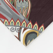 Nahtlos helles Muster mit verziertem Paisley Fleecedecke (Ecke)