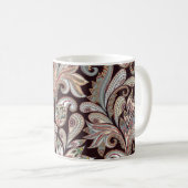 Nahtlos helles Muster mit verziertem Paisley Kaffeetasse (VorderseiteRechts)
