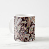 Nahtlos helles Muster mit verziertem Paisley Kaffeetasse (Vorderseite Links)
