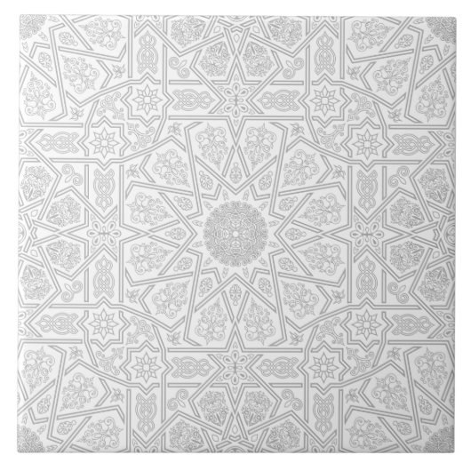 Nahtlos islamisches marokkanisches Muster. Arabisc Fliese (Vorderseite)