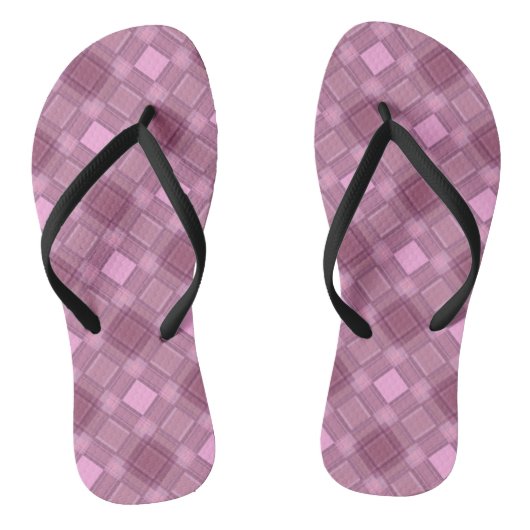 Nahtlos karierte karierte abstrakte Quadrate geome Badesandalen (Fußbett)