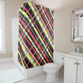 Nahtlos karierte karierte abstrakte Quadrate geome Duschvorhang (Beispiel)