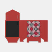 Nahtlos karierte karierte abstrakte Quadrate geome Geschenkschachtel (Ungefaltet)