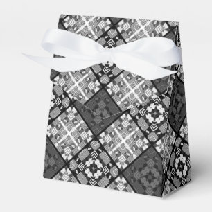 Nahtlos karierte karierte abstrakte Quadrate geome Geschenkschachtel