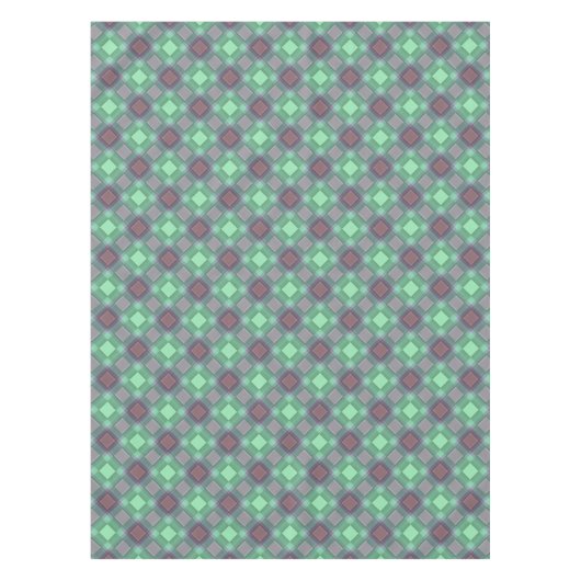 Nahtlos karierte karierte abstrakte Quadrate geome Tischdecke (Vorderseite)