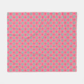 Nahtlos karierte karierte Tartan-Schottisch-Rosa g Fleecedecke (Vorderseite (Horizontal))