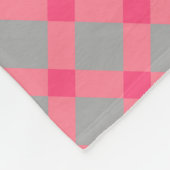 Nahtlos karierte karierte Tartan-Schottisch-Rosa g Fleecedecke (Ecke)