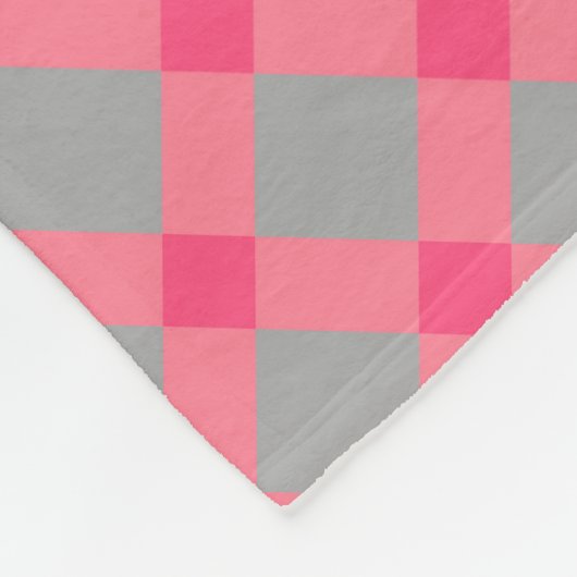 Nahtlos karierte karierte Tartan-Schottisch-Rosa g Fleecedecke (Ecke)