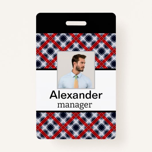 Nahtlos kariertes kariertes, gesäumtes abstraktes ausweis (Vorderseite)