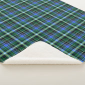 Nahtlos kariertes Muster. Stoffmuster Texturebac Sherpadecke (3/4)