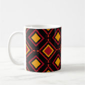 Nahtlos kawung motive Batik Muster. Stickerei - Kaffeetasse (Links)