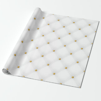 Nahtlos Luxus weiß und Gold 1 Geschenkpapier