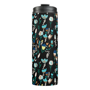 nahtlos Mini floralabstract,Hintergrund,Blüte,de Thermosbecher