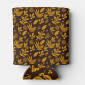 Nahtlos mit Blumen: Perfektes Textildesign Dosenkühler (Rückseite)