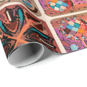 Nahtlos mit dekorativen Mandalasen. Vintag Geschenkpapier (Rolleneckpunkt)