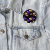 Nahtlos mit glühender Qualle Button (Beispiel)