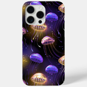 Nahtlos mit glühender Qualle Case-Mate iPhone Hülle