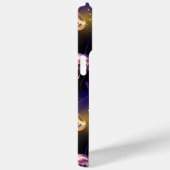 Nahtlos mit glühender Qualle Case-Mate iPhone Hülle (Rückseite / Rechts)