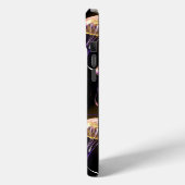 Nahtlos mit glühender Qualle Case-Mate iPhone Hülle (Rückseite / Links)