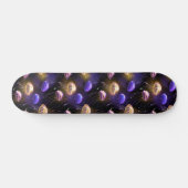 Nahtlos mit glühender Qualle Skateboard (Horizontal)