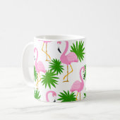 nahtlos mit niedlich-Flamingos Kaffeetasse (Vorderseite Links)