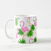 nahtlos mit niedlich-Flamingos Kaffeetasse (Links)