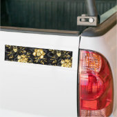 Nahtlos mit Schmuckorchideen Autoaufkleber (Auf Lkw)