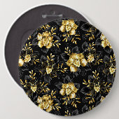 Nahtlos mit Schmuckorchideen Button (Vorne & Hinten)