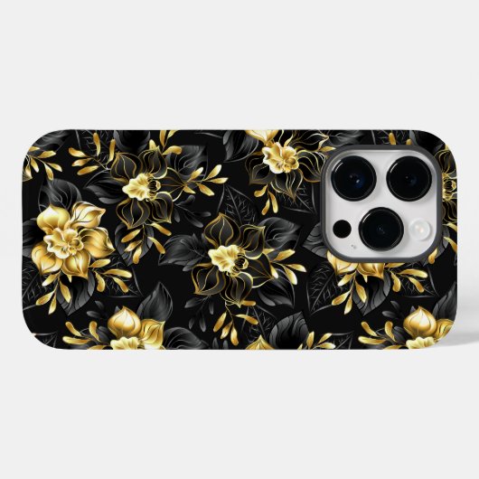 Nahtlos mit Schmuckorchideen Case-Mate iPhone Hülle (Rückseite (Horizontal))