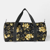 Nahtlos mit Schmuckorchideen Duffle Bag (Rückseite)