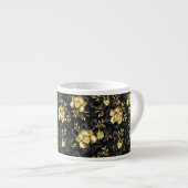 Nahtlos mit Schmuckorchideen Espressotasse (Vorderseite Rechts)
