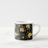Nahtlos mit Schmuckorchideen Espressotasse (Rechts)