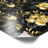 Nahtlos mit Schmuckorchideen Fotodruck (Ecke)